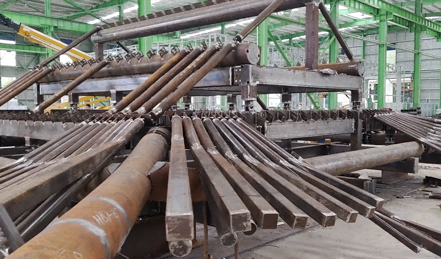 仿古鋼結(jié)構建筑加工